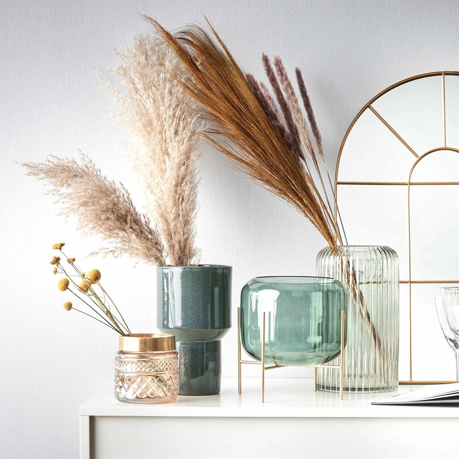 Butlers Vase BOTANICAL - Terracotta - Dunkelgrün 4 Butlers Vase BOTANICAL - Terracotta - Dunkelgrün – Bild 2