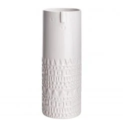 Butlers Deko-Vase ARTIST - Terracotta - Weiß