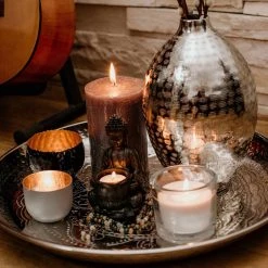 Butlers Vase INDIRA - Aluminium - Silber - Durchmesser: 8 cm -Günstiges Deko Geschäft 1000337907 220225 040 DETAILS P000000001000337907