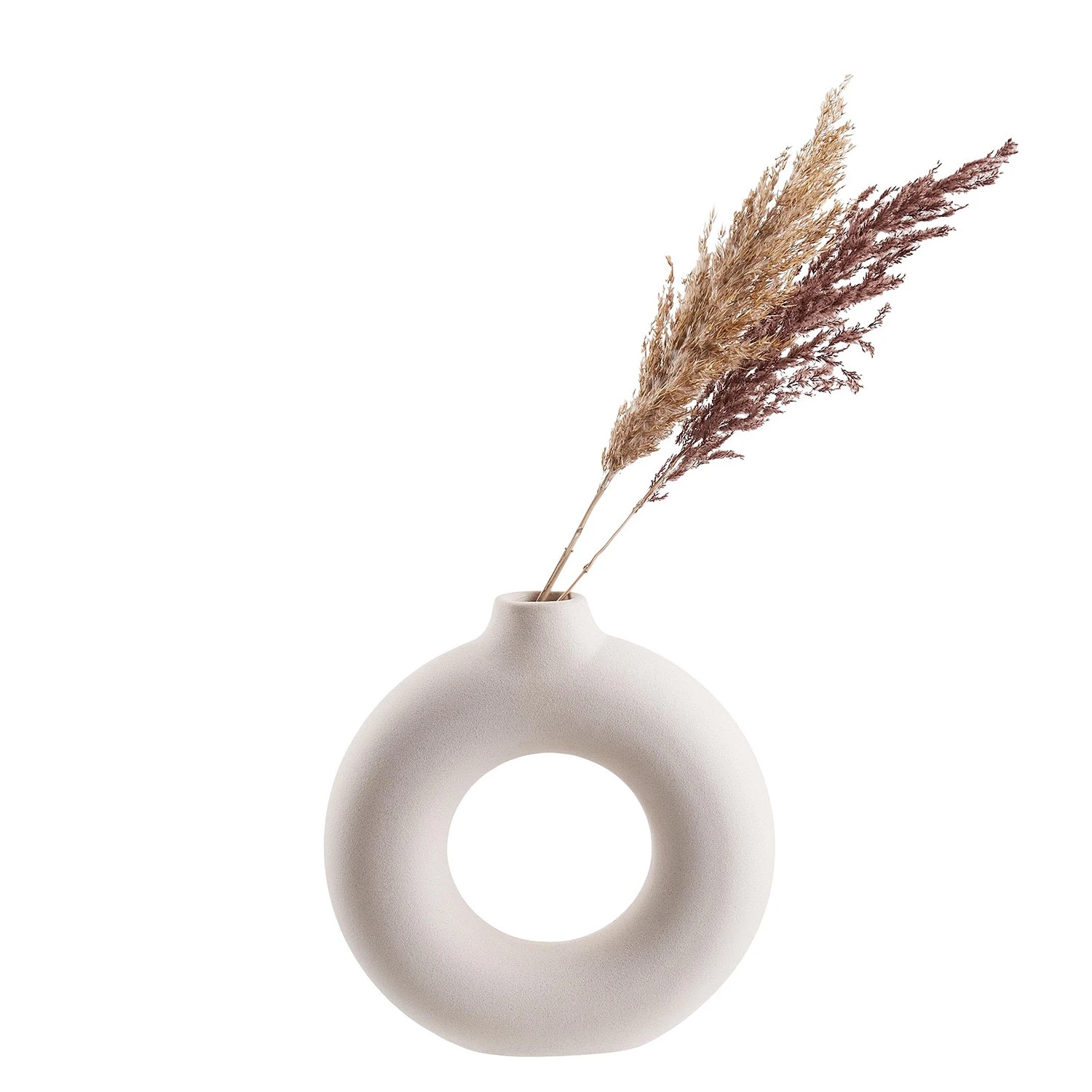 Butlers Vase LOOP III - Keramik - Beige 3 Butlers Vase LOOP III - Keramik - Beige – Bild 2