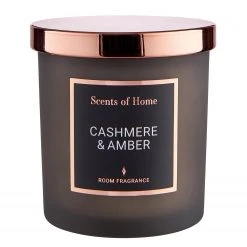 Butlers Duftkerze Cashmere SCENTS OF HOME - Farbglas / Wachs - Anthrazit