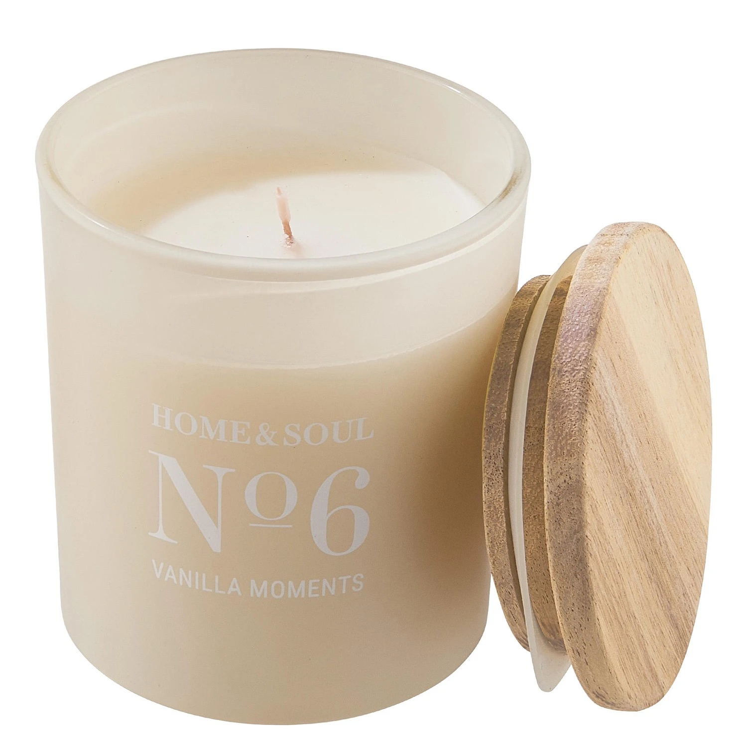 Butlers Duftkerze HOME & SOUL Vanilla - FSC®-zertifiziertes Pinienholz / Sojawachs / Paraffin / Glas - Creme 3 Butlers Duftkerze HOME & SOUL Vanilla - FSC®-zertifiziertes Pinienholz / Sojawachs / Paraffin / Glas - Creme