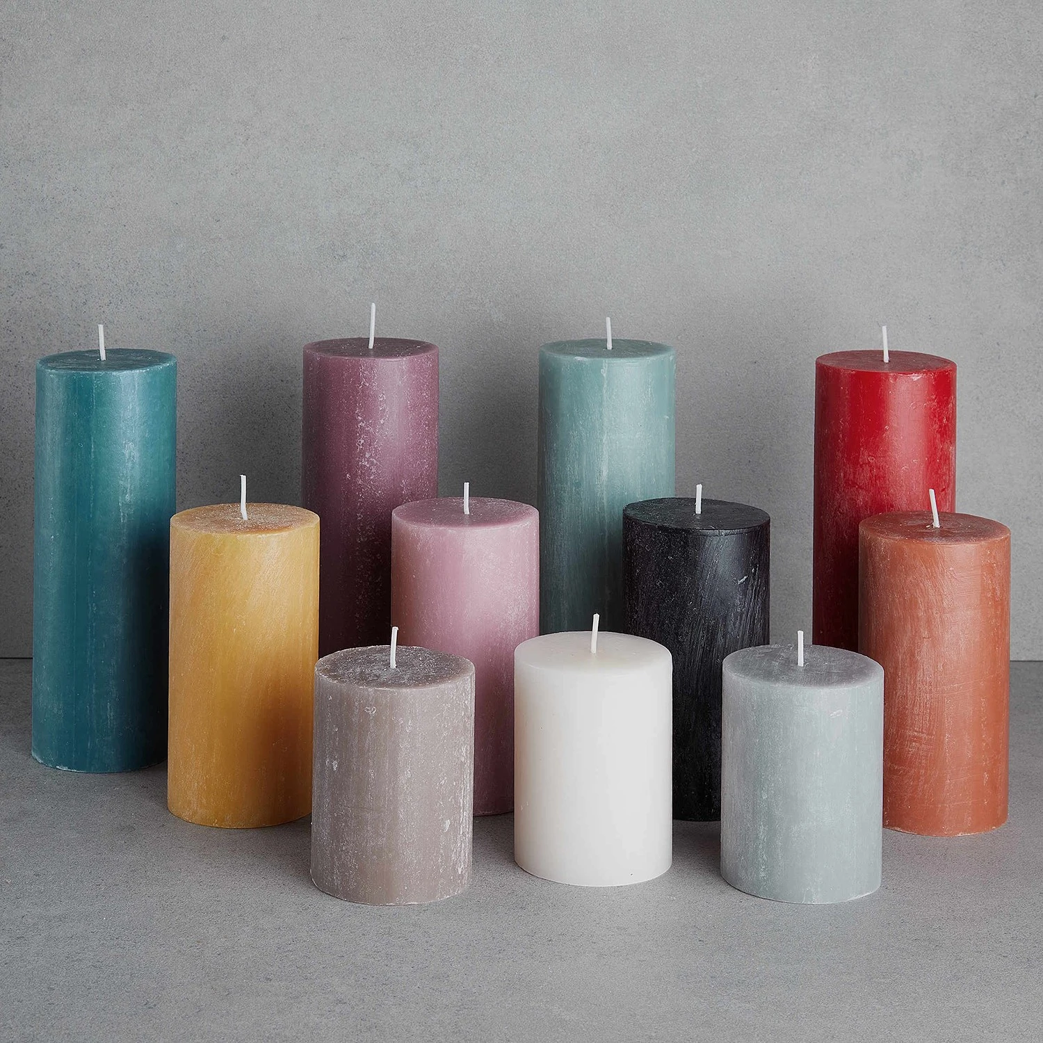 Butlers Stumpenkerzen-Set RUSTIC (6er-Set) - Wachs - Creme 5 Butlers Stumpenkerzen-Set RUSTIC (6er-Set) - Wachs - Creme – Bild 3