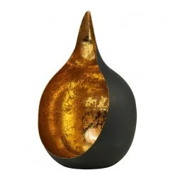 Butlers Teelichthalter DELIGHT I - Eisen - Schwarz - Höhe: 18 cm