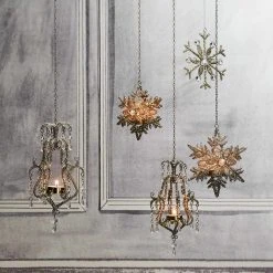 Butlers Teelichthalter ROYAL HEIGHTS Chandelier - Glas / Eisen - Silber -Günstiges Deko Geschäft 1000339183 220311 020 MOOD DETAILS P000000001000339183 mood