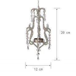 Butlers Teelichthalter ROYAL HEIGHTS Chandelier - Glas / Eisen - Silber -Günstiges Deko Geschäft 1000339183 220311 500 SKETCH DETAILS P000000001000339183 sketch