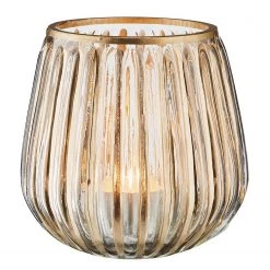 Butlers Teelichthalter YULE - Glas - Gold -Günstiges Deko Geschäft 1000339209 220311 030 DETAILS P000000001000339209