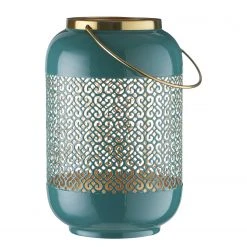 Butlers Laterne EMILIE I - Eisen - Petrol