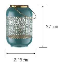 Butlers Laterne EMILIE I - Eisen - Petrol -Günstiges Deko Geschäft 1000339213 220311 500 SKETCH DETAILS P000000001000339213 sketch