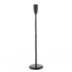 Butlers Kerzenhalter BLACKSMITH II - Eisen - Schwarz - Höhe: 40 cm