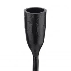 Butlers Kerzenhalter BLACKSMITH II - Eisen - Schwarz - Höhe: 40 cm -Günstiges Deko Geschäft 1000339232 220311 040 DETAILS P000000001000339232