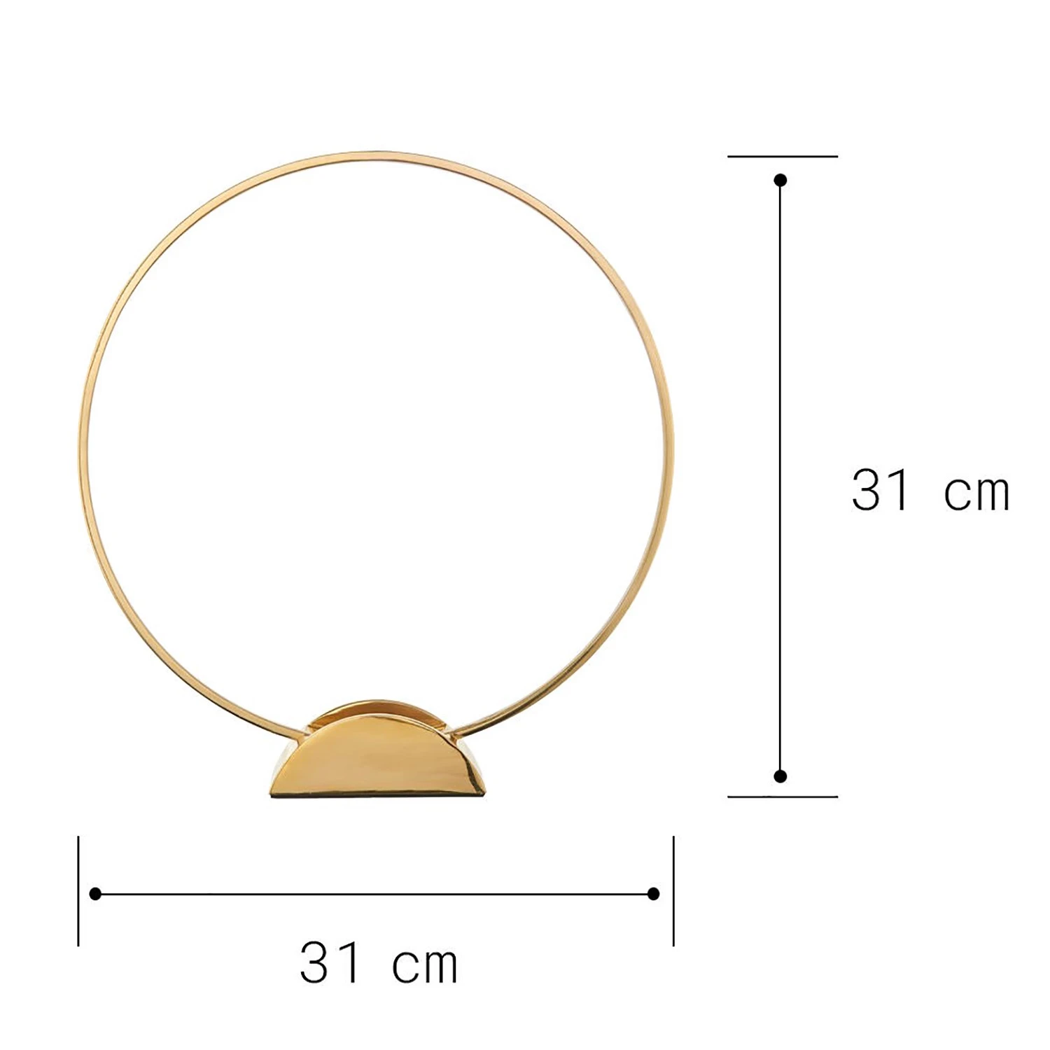 Butlers Kerzenhalter LUNA - Messing - Gold - Durchmesser: 31 cm 7 Butlers Kerzenhalter LUNA - Messing - Gold - Durchmesser: 31 cm – Bild 5