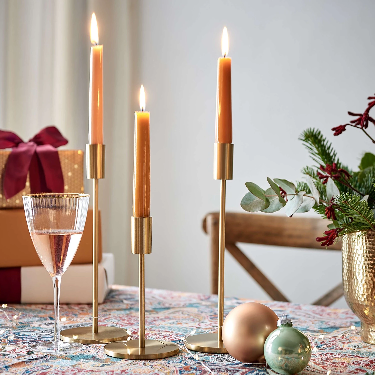 Butlers Kerzenhalter HIGHLIGHT II - Eisen - Gold 6 Butlers Kerzenhalter HIGHLIGHT II - Eisen - Gold – Bild 4