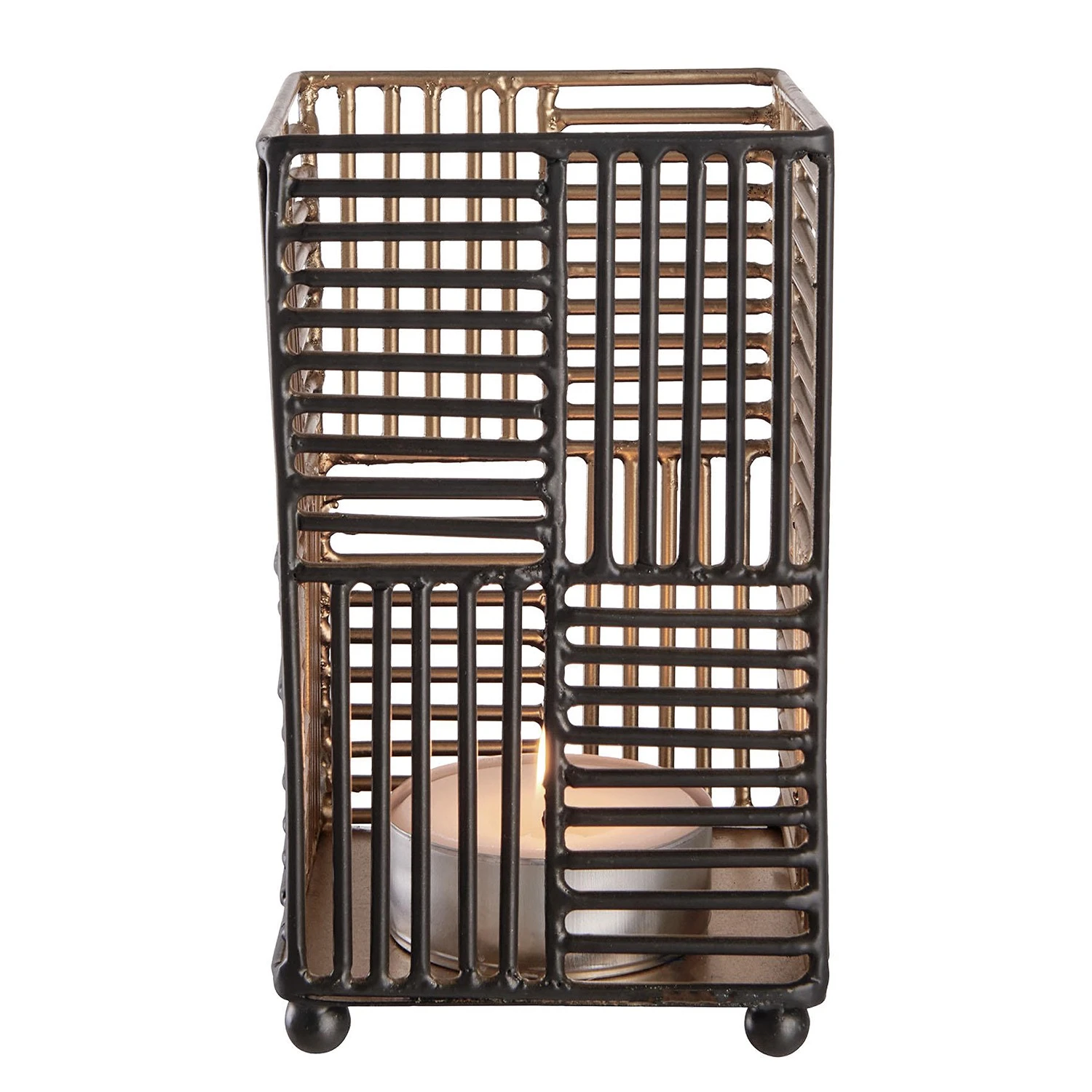 Butlers Windlicht YUMA - Eisen - Grau 4 Butlers Windlicht YUMA - Eisen - Grau – Bild 2