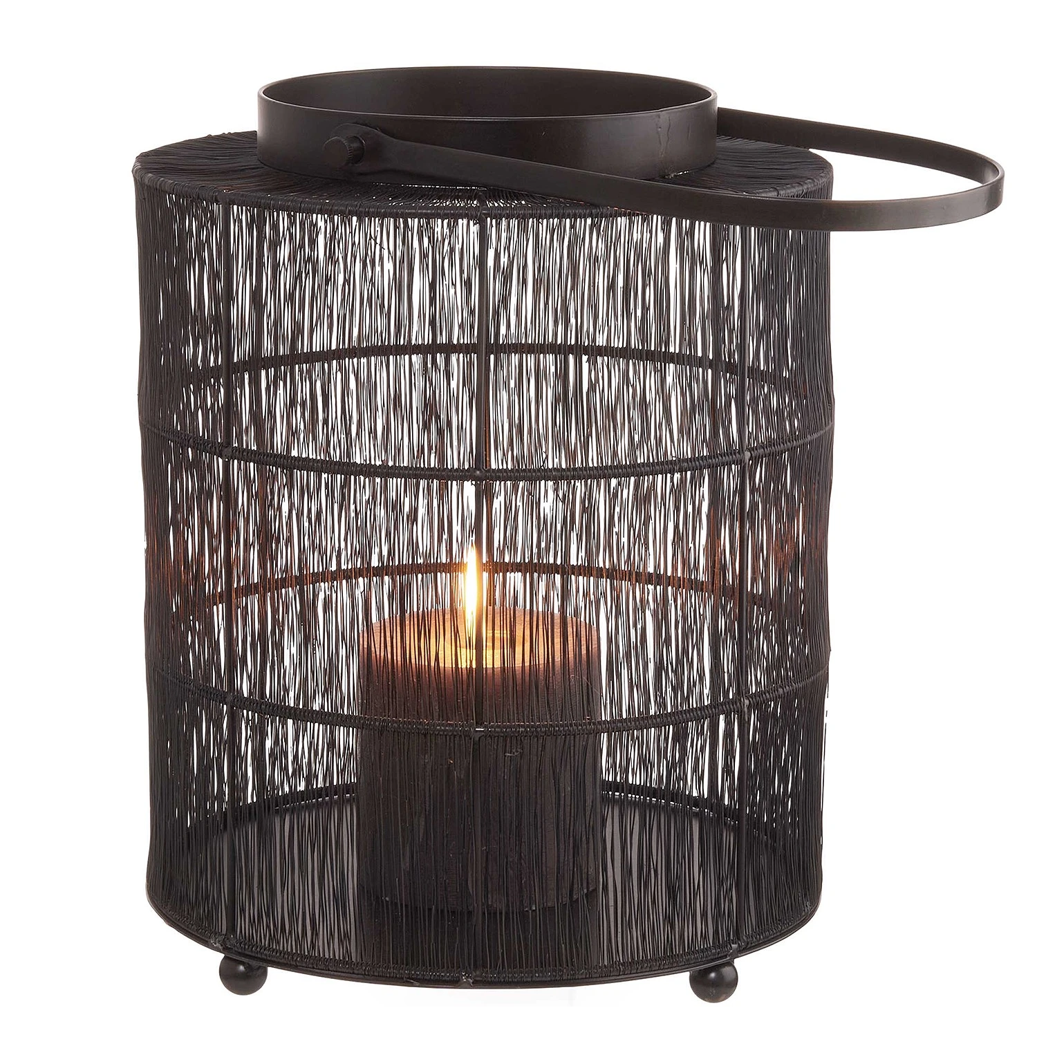 Butlers Laterne JAPANDI - Eisen - Schwarz 4 Butlers Laterne JAPANDI - Eisen - Schwarz – Bild 2