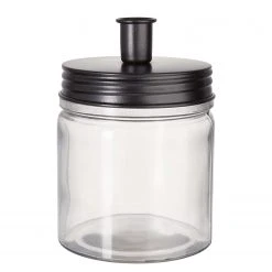 Butlers Kerzenhalter LITTLE LIGHT (8-teilig) - Glas / Eisen / Paraffin - Schwarz -Günstiges Deko Geschäft 1000339319 220311 040 DETAILS P000000001000339319