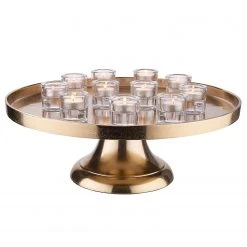 Butlers Dekoteller BANQUET II - Aluminium - Gold 11 Butlers Dekoteller BANQUET II - Aluminium - Gold -Günstiges Deko Geschäft 1000339408 220307 040 DETAILS P000000001000339408