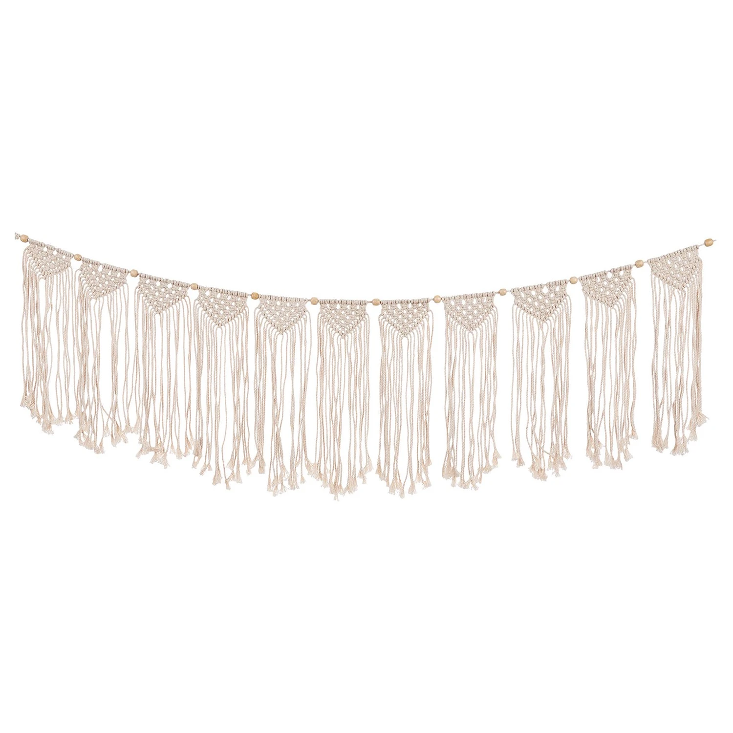 Butlers Girlande MACRAMÈ - Baumwolle - Creme 2 Butlers Girlande MACRAMÈ - Baumwolle - Creme