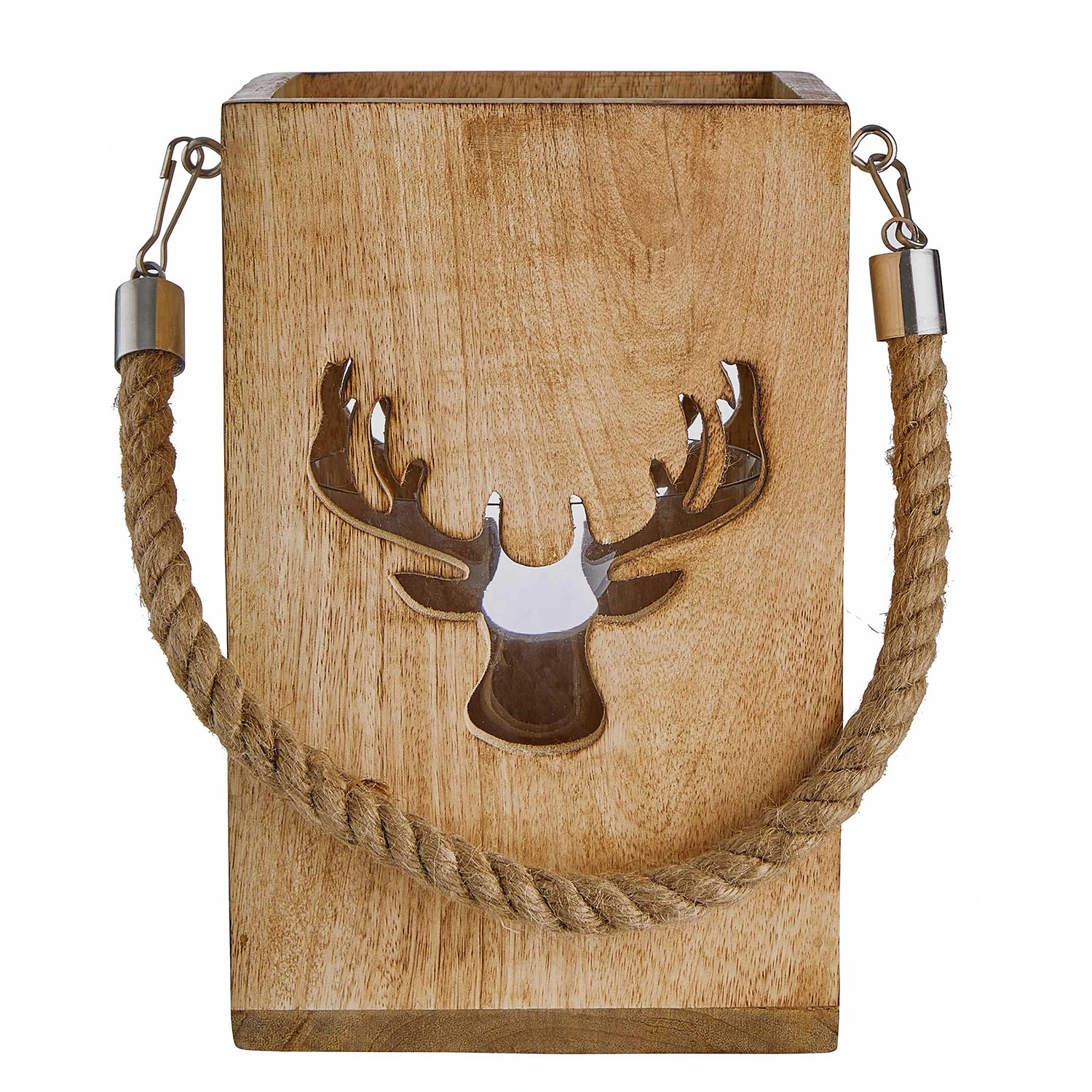 Butlers Laterne FOREST Hirsch - Mangoholz - Natur 5 Butlers Laterne FOREST Hirsch - Mangoholz - Natur – Bild 3