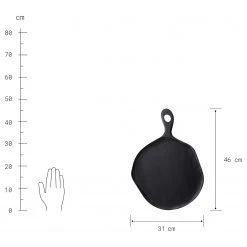 Butlers Dekoteller MANGO DAYS I - Mangoholz - Schwarz - 33 x 46 cm -Günstiges Deko Geschäft 1000339616 220307 050 DETAILS P000000001000339616