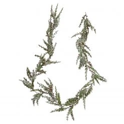 Butlers Zypressen Girlande FLORISTA - Eisen / Polyester PVC - Grün