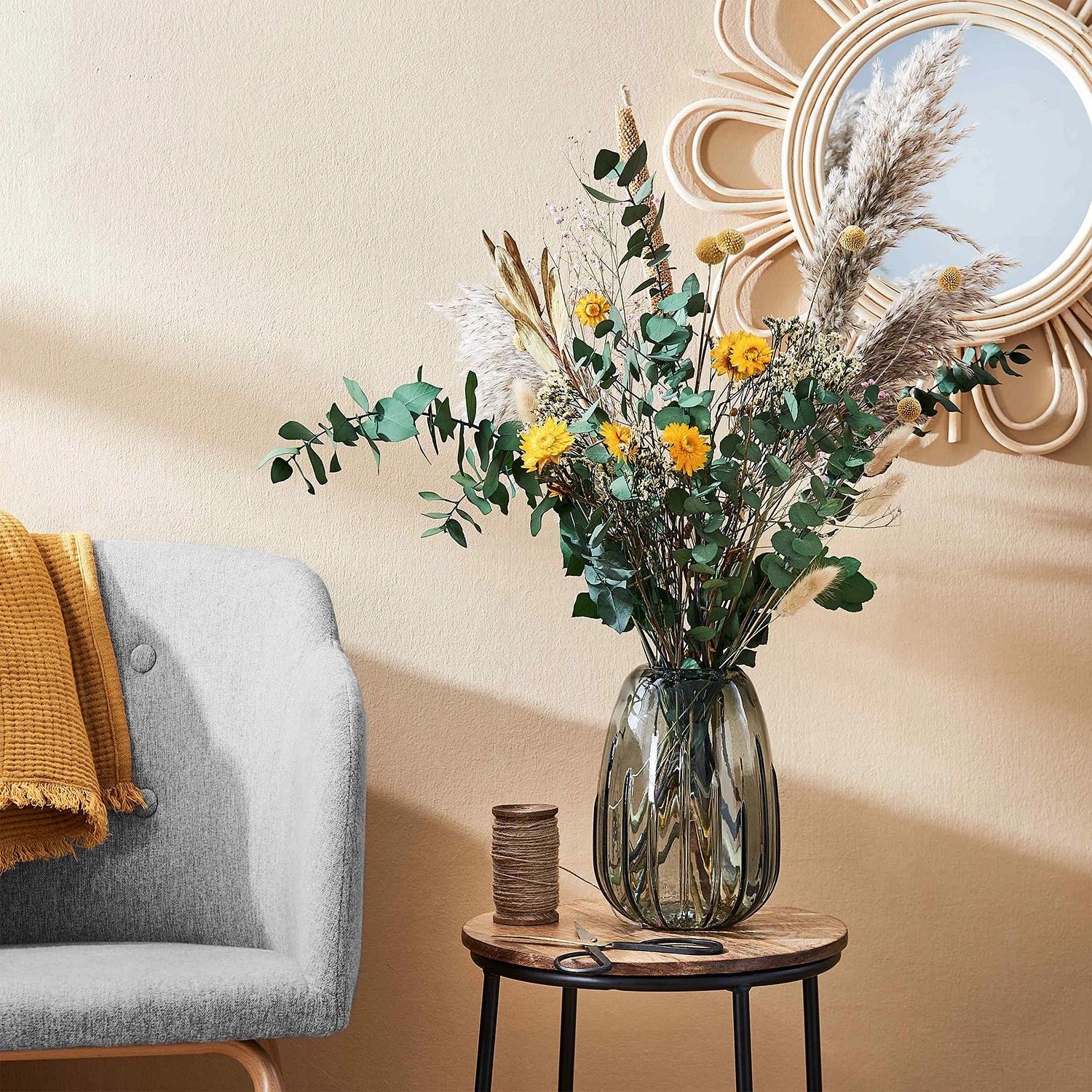 Butlers Trockenblumen Craspedia FLOWER MARKET - Pflanzenblatt - Natur 4 Butlers Trockenblumen Craspedia FLOWER MARKET - Pflanzenblatt - Natur – Bild 2