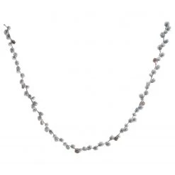 Butlers Piniengirlande FLORISTA - Eisen / Polyester PVC - Grün / Weiß