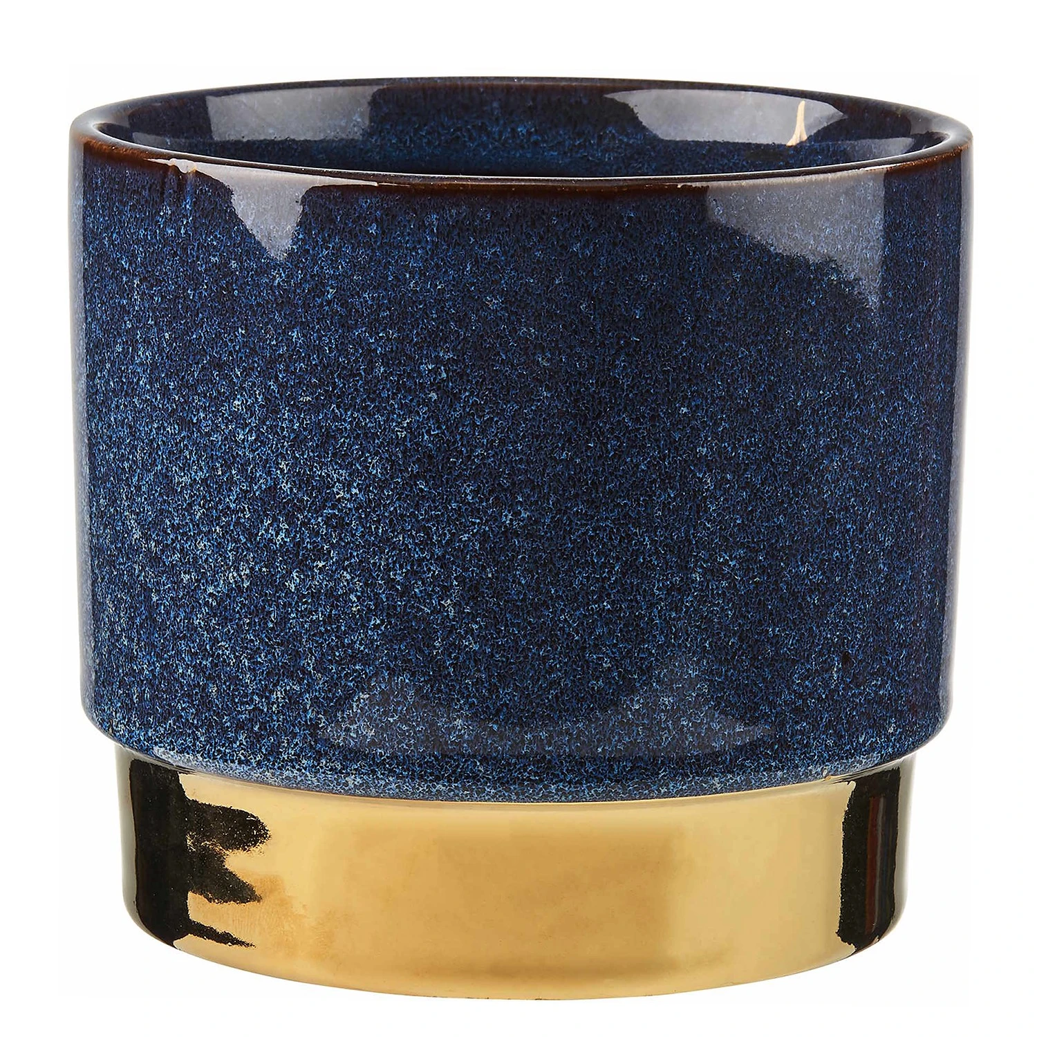 Butlers Blumentopf GOLDEN TOUCH - Steinzeug - Nachtblau / Gold 3 Butlers Blumentopf GOLDEN TOUCH - Steinzeug - Nachtblau / Gold