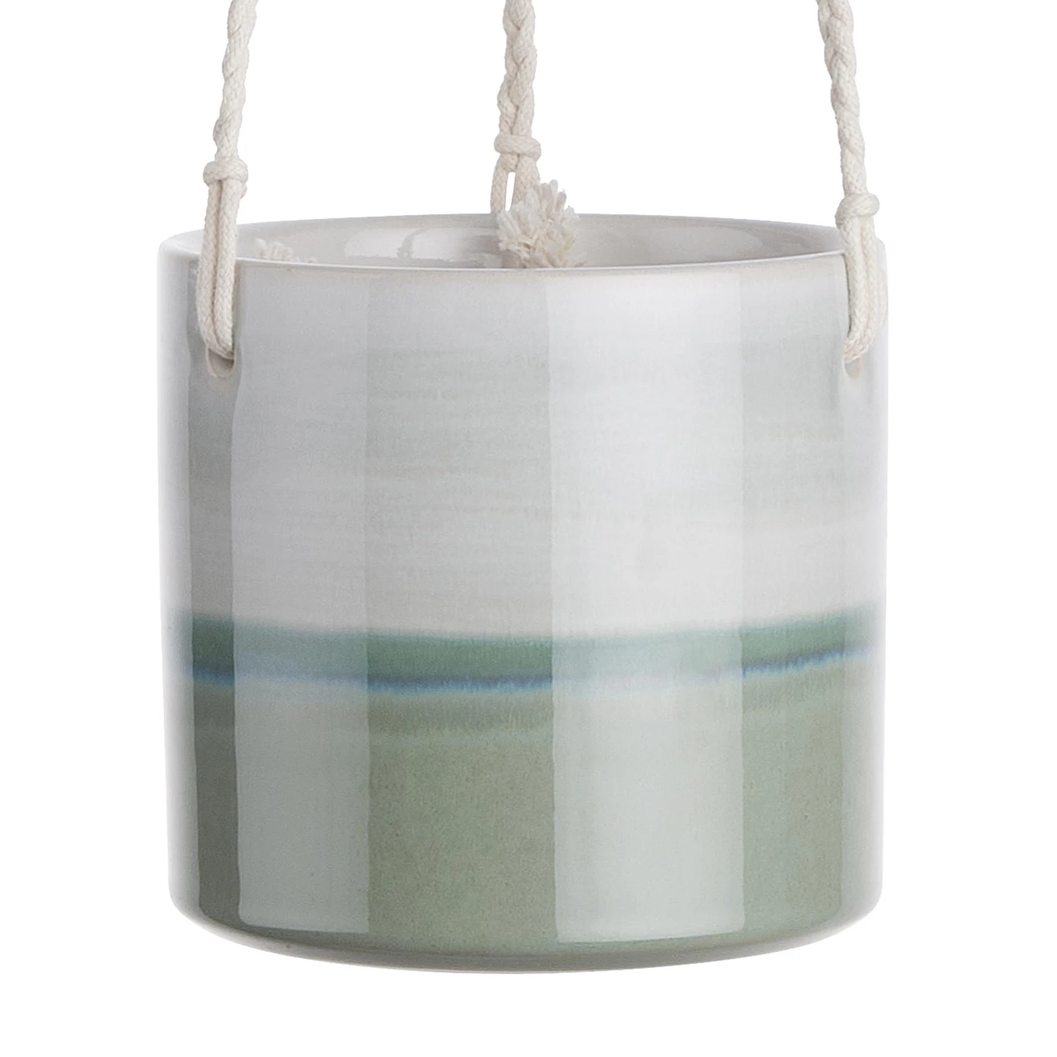 Butlers Hänge-Blumentopf HORIZON - Steinzeug - Avocado 5 Butlers Hänge-Blumentopf HORIZON - Steinzeug - Avocado – Bild 3