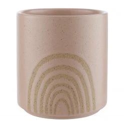 Butlers Blumentopf HAPPY RAINBOW - Steinzeug - Rosa