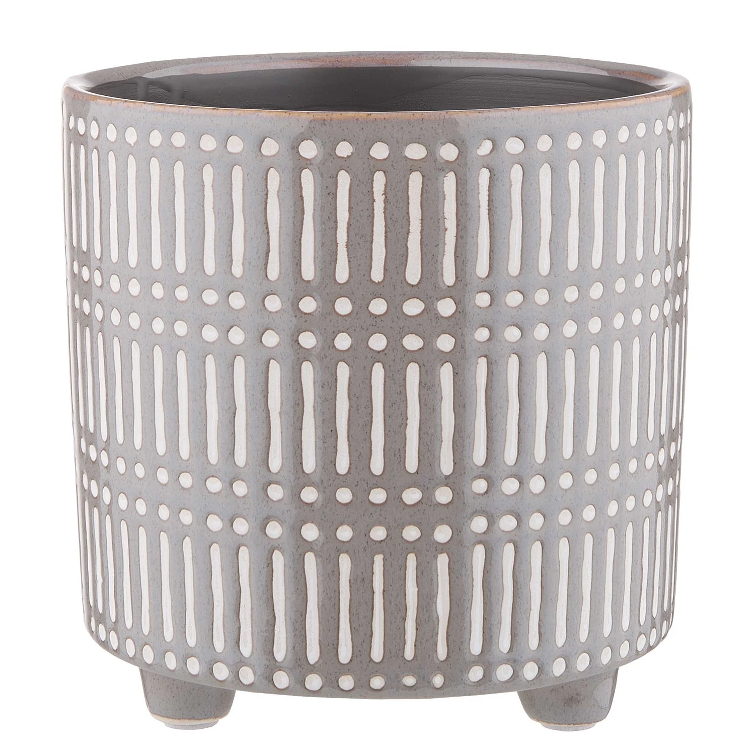 Butlers Blumentopf STICHES - Steinzeug - Grau 3 Butlers Blumentopf STICHES - Steinzeug - Grau