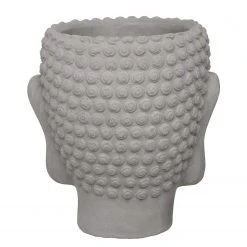 Butlers Blumentopf BUDDHA II - Beton - Grau -Günstiges Deko Geschäft 1000341553 220317 060 DETAILS P000000001000341553