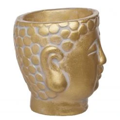 Butlers Mini-Blumentopf BUDDHA - Beton - Gold 10 Butlers Mini-Blumentopf BUDDHA - Beton - Gold -Günstiges Deko Geschäft 1000341556 220317 050 DETAILS P000000001000341556