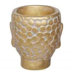Butlers Mini-Blumentopf BUDDHA - Beton - Gold 11 Butlers Mini-Blumentopf BUDDHA - Beton - Gold -Günstiges Deko Geschäft 1000341556 220317 060 DETAILS P000000001000341556