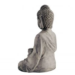 Butlers Kerzenhalter BUDDHA - Kaolinit / Steinpulver - Grau - Höhe: 46 cm 14 Butlers Kerzenhalter BUDDHA - Kaolinit / Steinpulver - Grau - Höhe: 46 cm -Günstiges Deko Geschäft 1000343957 220406 050 DETAILS P000000001000343957
