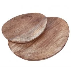 Butlers Dekoteller MANGO DAYS - Mangoholz - Braun - 27 x 35 cm -Günstiges Deko Geschäft 1000343996 220406 050 DETAILS P000000001000343996