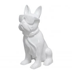 INSTYLE by Kayoom Skulptur Dude 100 - Marmor / Eisen - Weiß