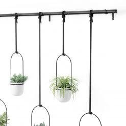 Umbra Pflanzenhänger Triflora (5-teilig) - Stahl / Polyester - Weiß -Günstiges Deko Geschäft 1000346971 220516 050 DETAILS P000000001000346971