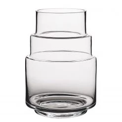 Markslöjd Vase Glimmer I - Glas - Transparent - Höhe: 23 cm