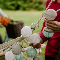 Butlers Lichterkette OPEN AIR - Nylon - 10-flammig - Grün -Günstiges Deko Geschäft 1000360392 220630 021 MOOD DETAILS P000000001000360392 mood