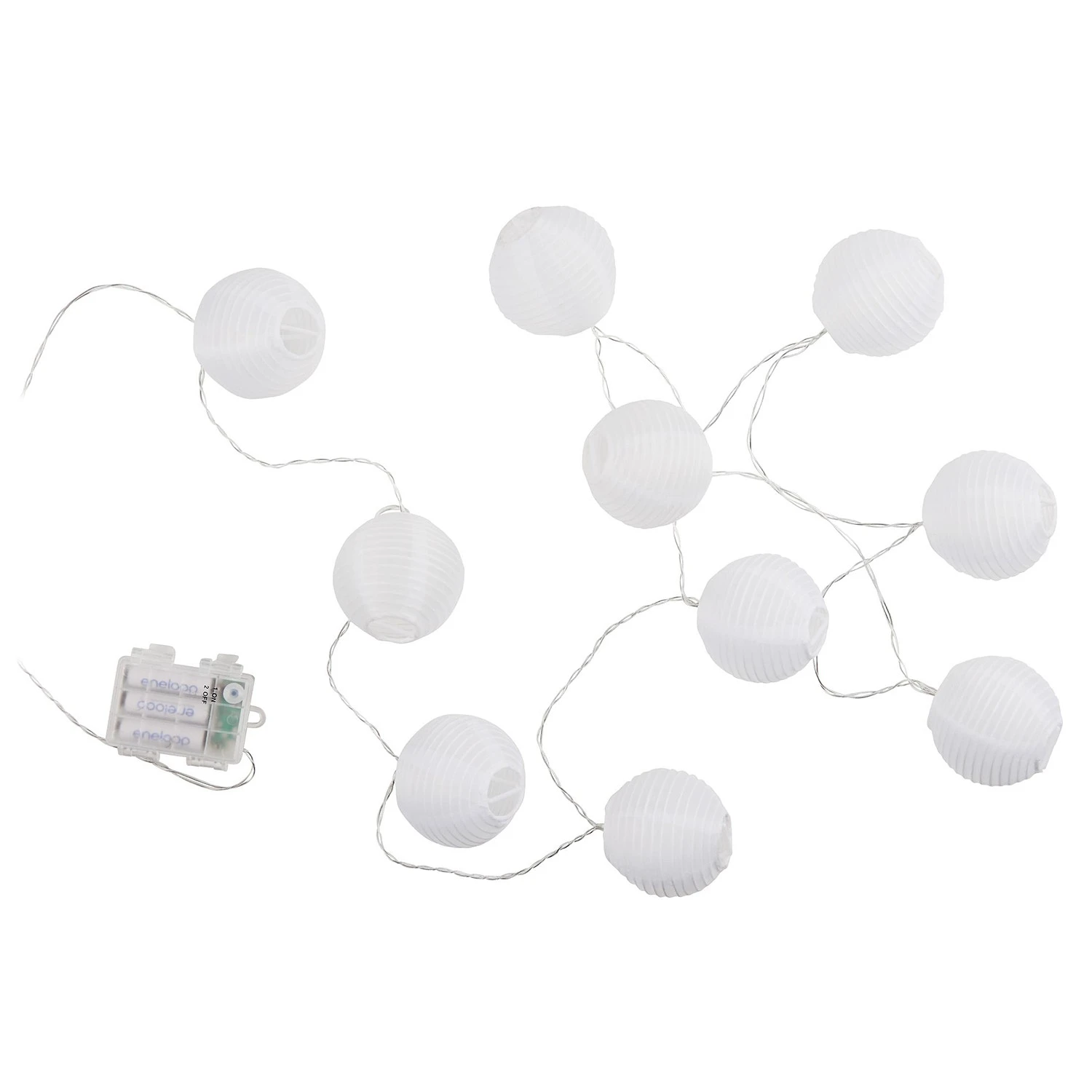 Butlers Lichterkette OPEN AIR - Nylon - 10-flammig - Weiß 6 Butlers Lichterkette OPEN AIR - Nylon - 10-flammig - Weiß – Bild 4