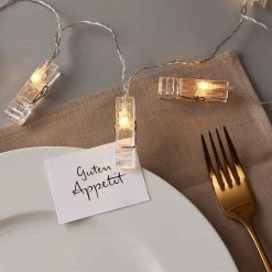 Butlers LED-Lichterkette CLIP ART - Polyester PVC - 10-flammig -Günstiges Deko Geschäft 1000360435 220630 021 MOOD DETAILS P000000001000360435 mood