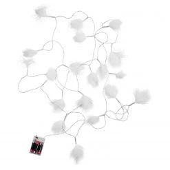 Butlers LED-Lichterkette FEATHERS II - Federn / Polyester PVC - 20-flammig -Günstiges Deko Geschäft 1000360436 220630 030 DETAILS P000000001000360436