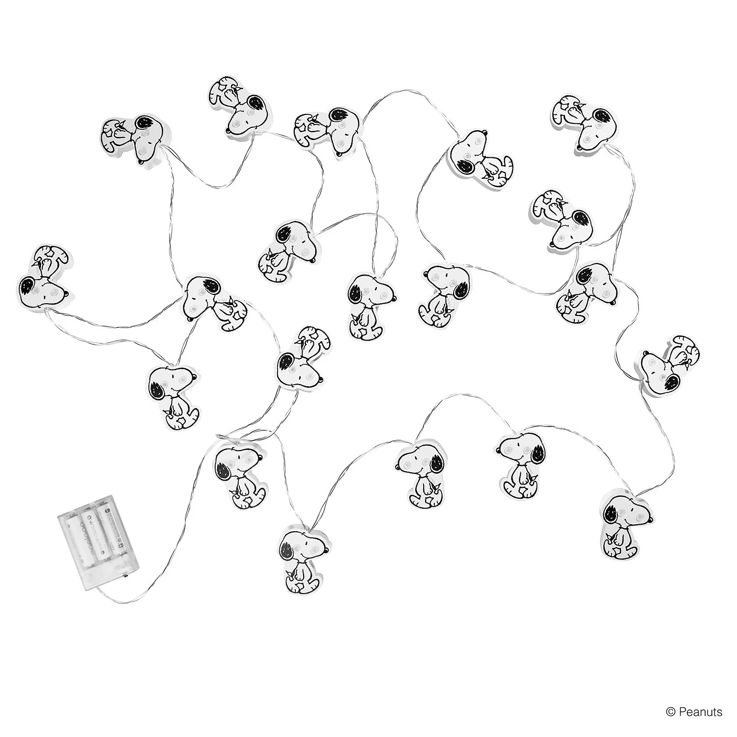 Butlers LED-Lichterkette PEANUTS - Polyester PVC - 20-flammig 6 Butlers LED-Lichterkette PEANUTS - Polyester PVC - 20-flammig – Bild 4