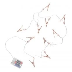 Butlers LED-Lichterkette CLIP COUTURE - / Polyester PVC - 10-flammig