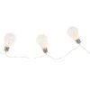 Butlers LED-Lichterkette BULB LIGHTS V - Klarglas / Polyester PVC - 10-flammig