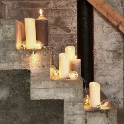 Butlers LED-Lichterkette BULB LIGHTS V - Klarglas / Polyester PVC - 10-flammig -Günstiges Deko Geschäft 1000360440 220630 024 MOOD DETAILS P000000001000360440 mood