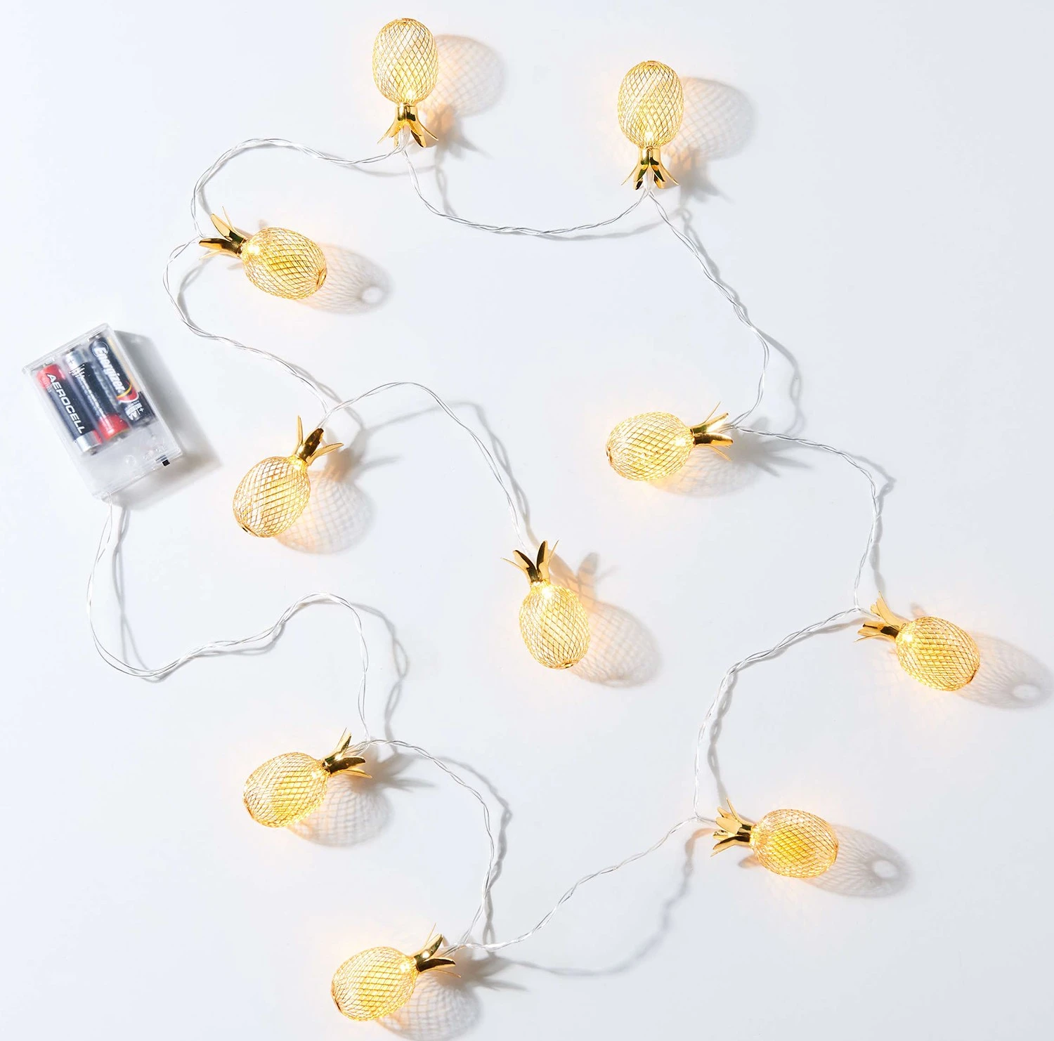 Butlers LED-Lichterkette MIAMI - Eisen; Kupfer / Polyester PVC - 10-flammig 3 Butlers LED-Lichterkette MIAMI - Eisen; Kupfer / Polyester PVC - 10-flammig