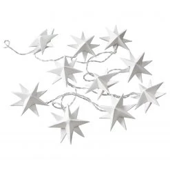Butlers LED-Lichterkette ORIGAMI - Papier / Polyester PVC - 10-flammig -Günstiges Deko Geschäft 1000360456 220630 030 DETAILS P000000001000360456