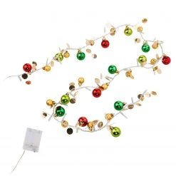 Butlers LED-Lichterkette JOLLY LIGHTS II - Polyester PVC / Kupfer - 30-flammig